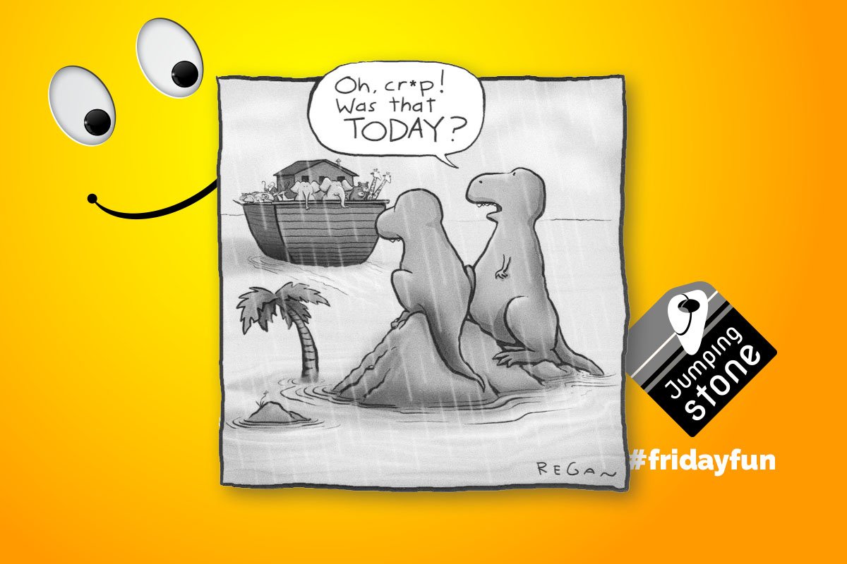 JumpingstoneTW's tweet photo. We've all had one of those days! Have a good one today :-) #fridayfun #buckthetrend https://t.co/2xlZ8Hbzd6 https://t.co/dAyoIzcyE4