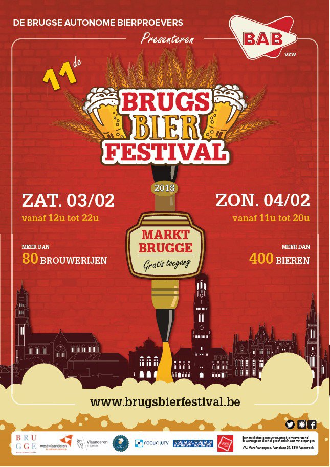 Dit weekend is het de 11e editie van het bierfestival in Brugge. Brouwerij de Halve Maan is er natuurlijk ook weer bij met onze eigen Iris, die reeds aan haar 8e editie toe is! Kom jij ook? zurl.co/8byzW