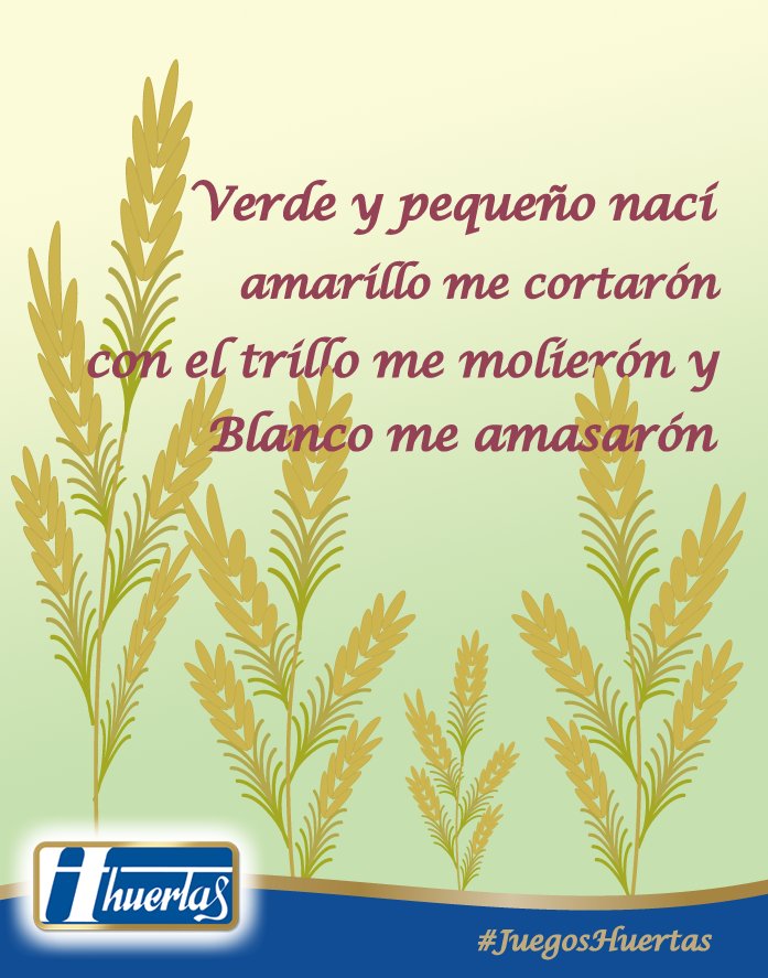 Nos encantan los viernes de #Adivinanzas 😉 ¿La sabes ya? #DiversionHuertas #FelizFinde