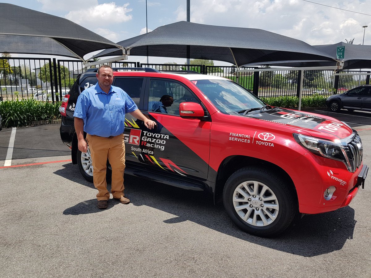 Burre Burger (@burreburger) on Twitter photo Thanks to <a href="/ToyotaSA/">@ToyotaSA</a> for my Prado... Thanks for helping us to give Hope...
<a href="/Johrne/">#JohrnévanHuyssteen</a> ek kan nie wag...
<a href="/ToyotaRacing/">Toyota Racing</a>
<a href="/GerrieOfficial/">Gerrie Pretorius</a> <a href="/steve_hofmeyr/">Steve Hofmeyr</a> <a href="/landbou/">landbou.com</a> <a href="/huisgenoot/">Huisgenoot</a> Thanks to <a href="/ToyotaSA/">@ToyotaSA</a> for my Prado... Thanks for helping us to give Hope...
<a href="/Johrne/">#JohrnévanHuyssteen</a> ek kan nie wag...
<a href="/ToyotaRacing/">Toyota Racing</a>
<a href="/GerrieOfficial/">Gerrie Pretorius</a> <a href="/steve_hofmeyr/">Steve Hofmeyr</a> <a href="/landbou/">landbou.com</a> <a href="/huisgenoot/">Huisgenoot</a>