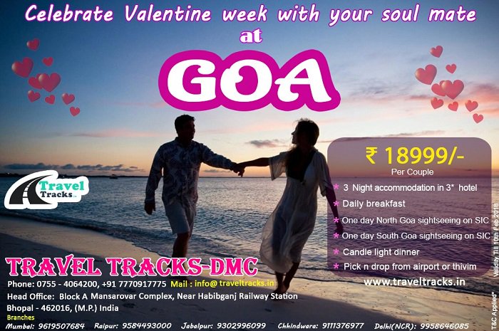 dmcofmp's tweet photo. Time to celebrate #Valentine #week with your #soulmate in Goa Rs.18,999/-Per #couple. https://t.co/96DfPOhiaS