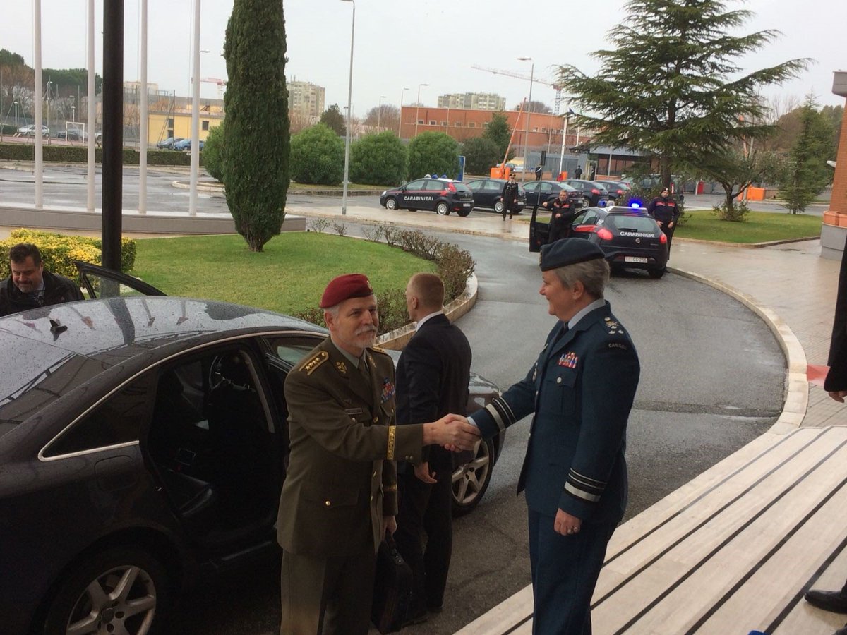 CMC_NATO's tweet photo. A privilege to be able to address the latest graduating class of officers from the @NATO_DefCollege #SC131. This course proposes a forward-leaning agenda which parallels & supports the #NATOβs broader modernisation objectives. You are #LeadersOfTomorrow. https://t.co/WYnBdtxUwz