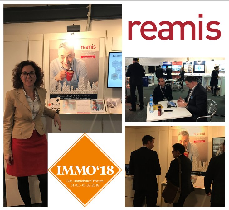 AndreaGerstenko's tweet photo. Vielen Dank! Die Real Estate Professionals von reamis haben sich über das persönliche Treffen an der IMMO'18 sehr gefreut. #Finanz18 #Immo18 @immocompass: reamis #führendes PropTech für Asset &amp; Portfolio Management - bis bald! https://t.co/IZGw1SgrFT