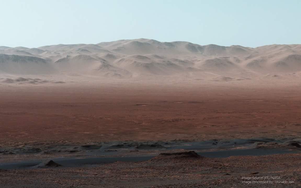AstronomyGuru's tweet photo. Mars Landscape taken by Mars Science Laboratory (MSL) a.k.a Curiosity rover

#msl #Mars #Curiosity #rover #science #astronomy #4thworld #landscape #NASA https://t.co/6wzRf5ILof