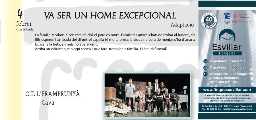 ElSubmaritrs's tweet photo. @joanmaldo, actor i director del grup teatral L’Emprunyà de Gavà, presenta “Va ser un home excepcional”, que es presentarà al #PCTT2018 al @Casalstpere. https://t.co/yyOKNaLIvX