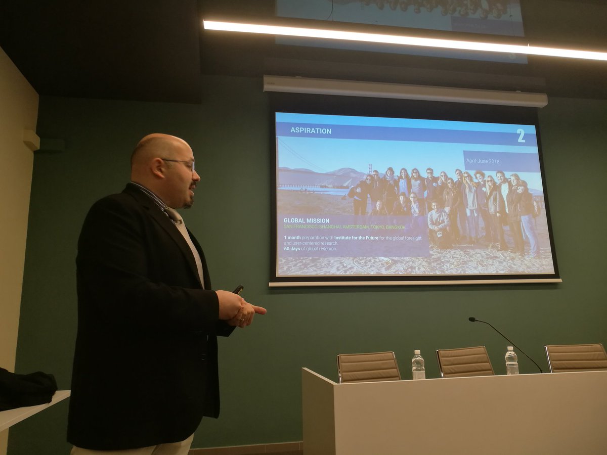 Foodinpro's tweet photo. The second part of our Master is #aspiration 
During this phase there will be the second edition of the Food Innovation Global Mission, an incredible discovery mission around the world! 
#fippresentation @eatalyworld #ficofoundation #FIGM18 https://t.co/sv7SBxl7oV