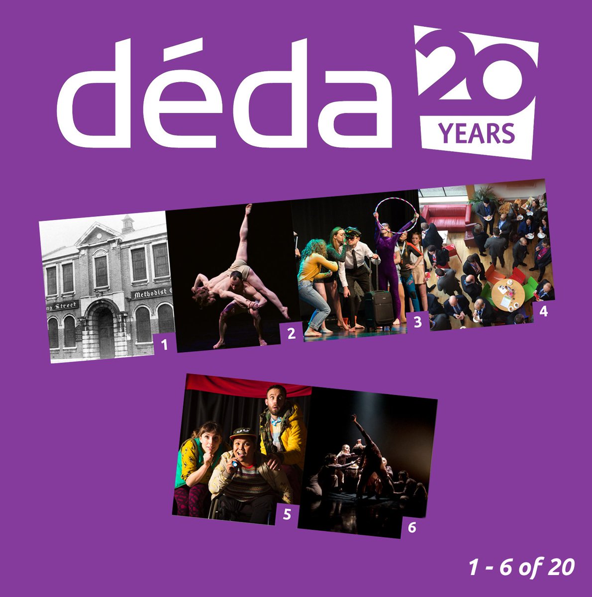 dedaderby's tweet photo. 2018 marks 20 years in our beautiful Chapel Street home. Check out our Spring events! Whether it's for an evening of stunning circus with @nikkiandjd or a business breakfast with @MarketingDerby - we're looking forward to seeing you! https://t.co/ofp80OtTpZ