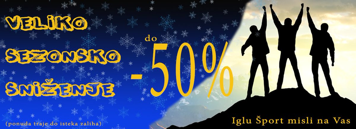 iglusport's tweet photo. #iglusport #planinarenje #popusti #srbija #sniženje #sport #outdoor #uzunmirkova10 https://t.co/Q4LMgpiH55