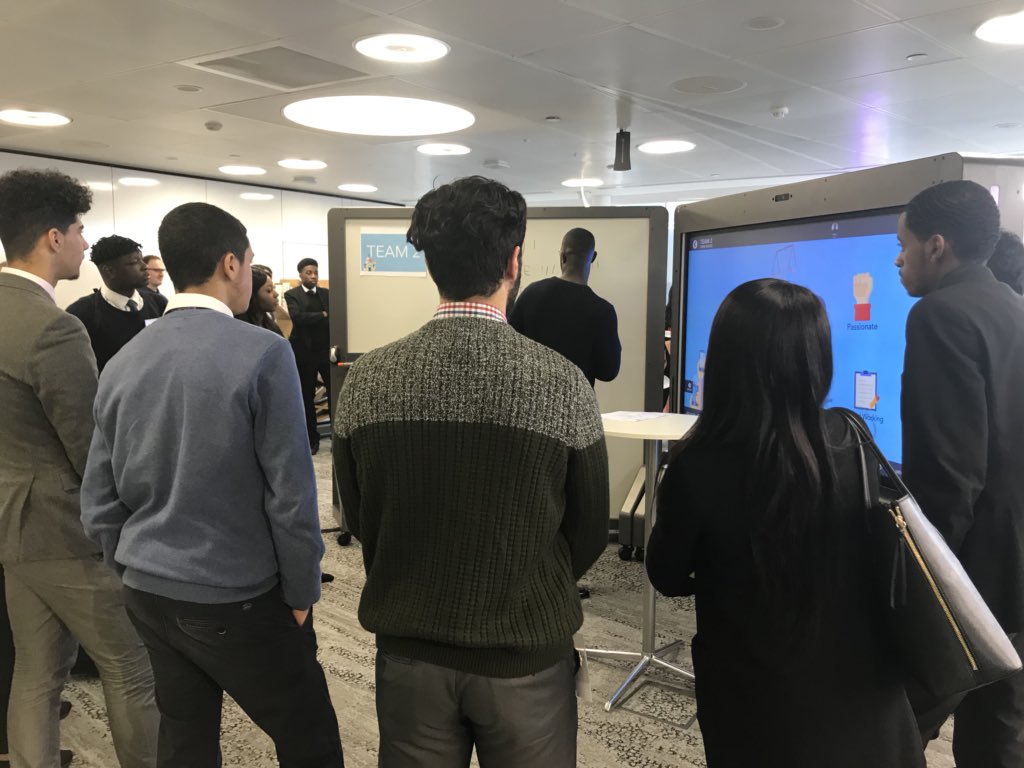 NatalieAfG's tweet photo. And weβve started. First activity is agreeing on team names and values π€ #ArkAtCapgemini @ArkSchools @AppsforGood @CapgeminiUKppl https://t.co/f8FkIWQcwT