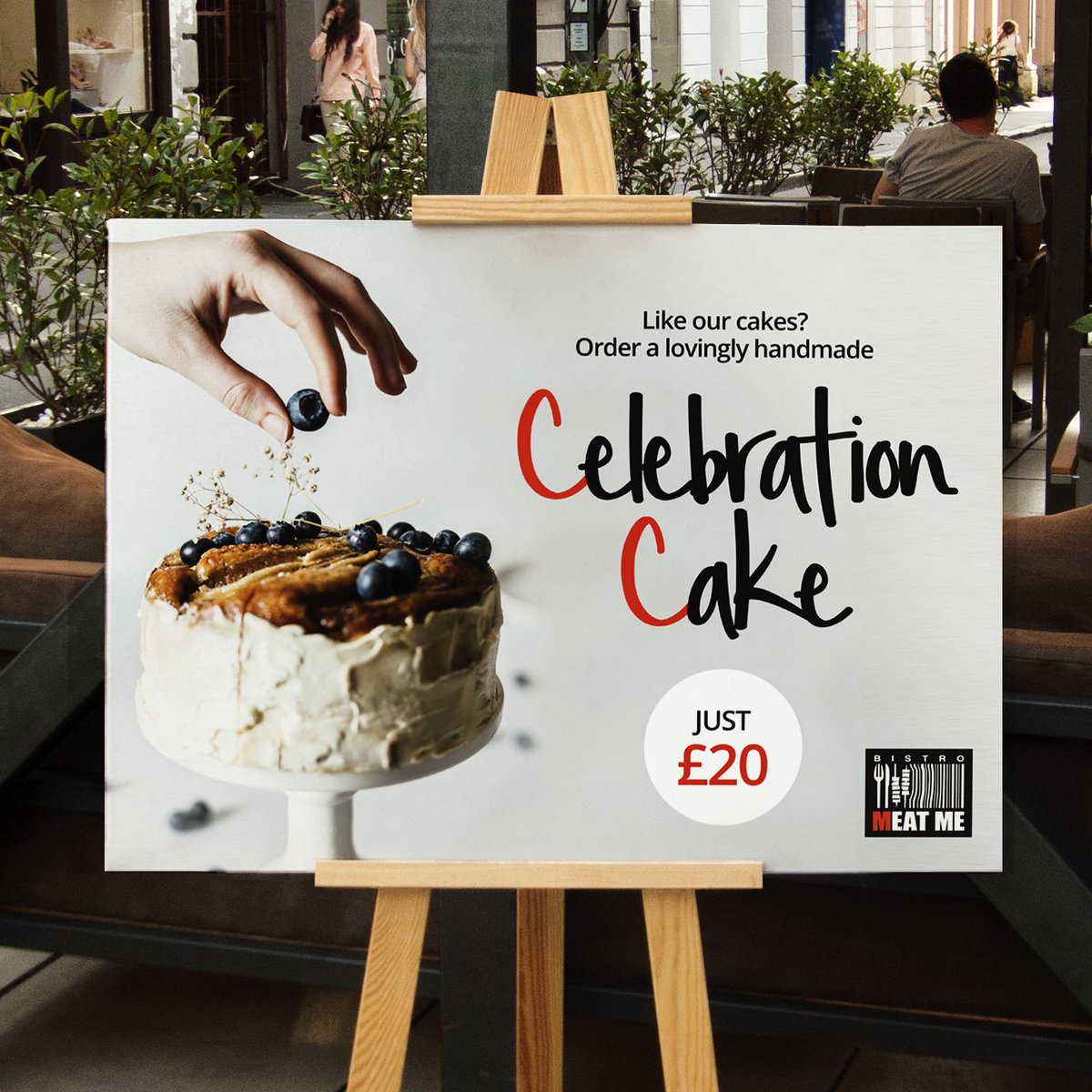 hivecreativemk's tweet photo. Our client Meat Me, Wrap Me at the Centre:MK now offer celebration cakes. Their cold cakes are selling like... ooh, what's the phrase? ;-) #centremk https://t.co/gKNGnsCM9L