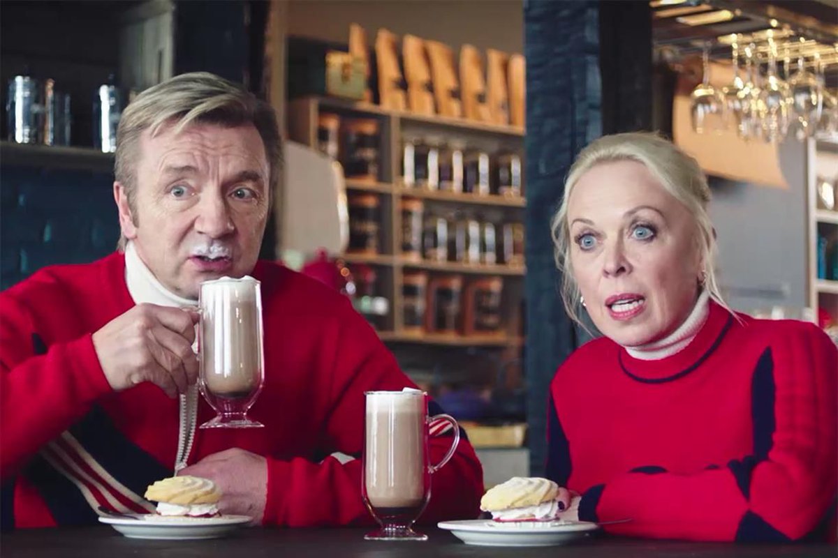Campaignmag's tweet photo. Legendary Olympians appear in Aldi's new ads for the Winter Games - but it's the clumsy shoppers who are the real stars https://t.co/wfjv6fct5C https://t.co/flgNqaGZhP