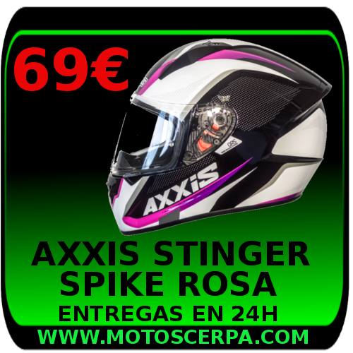 Outletdecascos's tweet photo. #FelizFinde #outletcascos🔥Buenos dias y #FelizViernes 
Hoy tenemos ya disponibles los nuevos #AXXIS Stinger por solo 69€ + envio
 #motogp #Mt25 #yamahaclub  #scooter #urban #ofertas #rutas #rodada #rossi #marquez #circuito #racing #yamaha #honda #ducati #motogp #viñales #city https://t.co/SJC8s9bumA