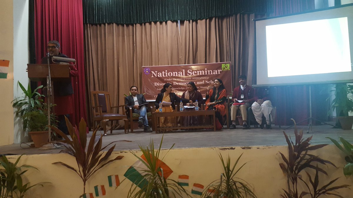 indeconf's tweet photo. School children representing themselves in a national seminar on them, on Diversity, Democracy and School. https://t.co/7TPuEnWJjQ