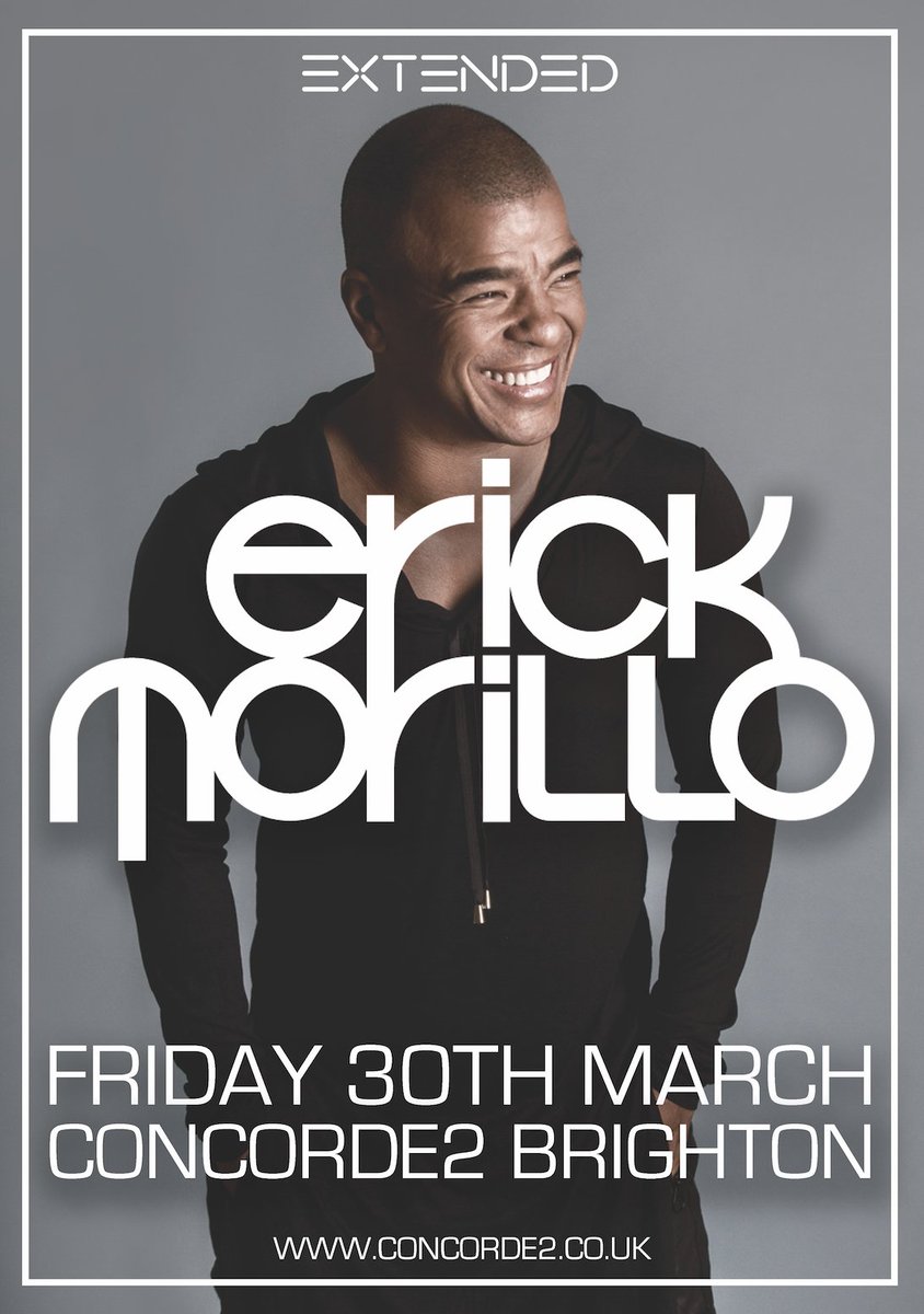concorde_2's tweet photo. Earlybird tickets for @ErickMorillo SOLD OUT. 
Limited first release tickets on sale now - https://t.co/jVuRDbqq1G
@Extendedsetz https://t.co/c6gVaXIHZf