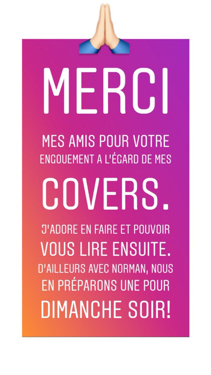 #Merci #RienSansVous #StayTuned