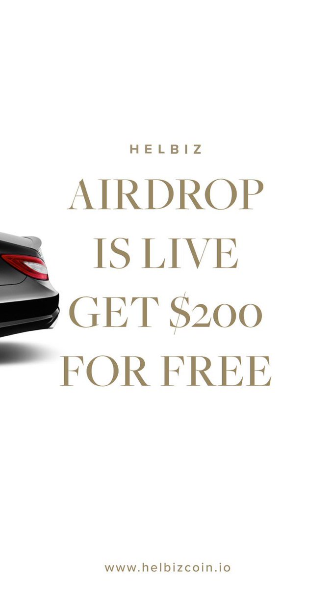 AirdropAlert's tweet image. Helbiz #Airdrop ≫ @helbizofficial distributes a total of 11,000,000 free $HBZ tokens to max. 10,000 community members. Fill the form to receive your tokens!

Website: goo.gl/Ws8sRx
Airdrop form: goo.gl/iLwNuA
More airdrop details: goo.gl/2VHLgM