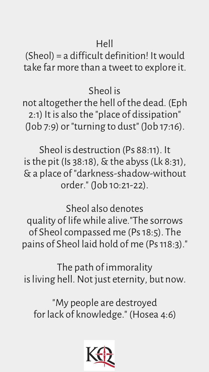 EatThisBook's tweet photo. Proverbs Verse-by-Verse. Hell on earth is a choice. Literally. https://t.co/R7ddzJxEyI