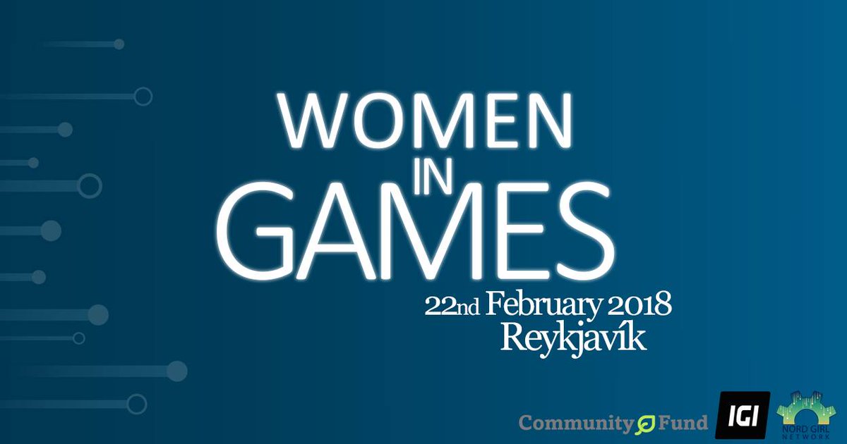 Hamingjan's tweet photo. This is happening... in 20 days from now: A networking event for women in games in Iceland. Don't miss it! @gamedeviceland #womenintech #gamedev #indiedev #WomenInGames https://t.co/QNMGP5cyKx