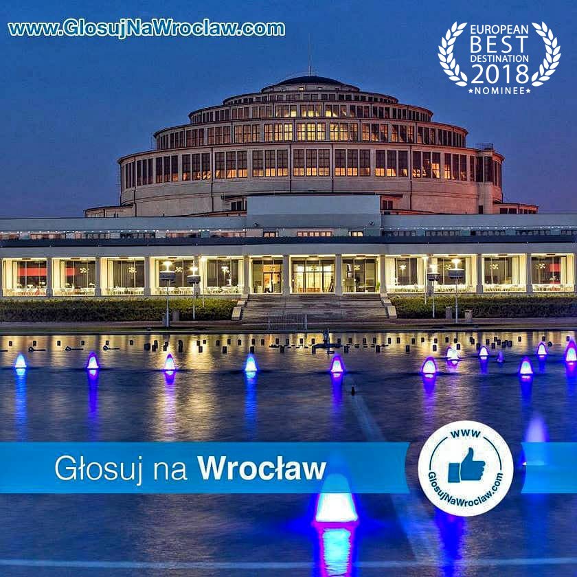 webringtourists's tweet photo. We know that a lot of you are waiting for #PyongchangOlympics2018 but don't forget #vote4Wroclaw in #EuropeanBestDestination2018 competition! Please go to https://t.co/ukvQWKiX2Y and vote :)
#GłosujNaWrocław #vote4wro #Wrocław #olympics2018 https://t.co/Kri7SjWZik