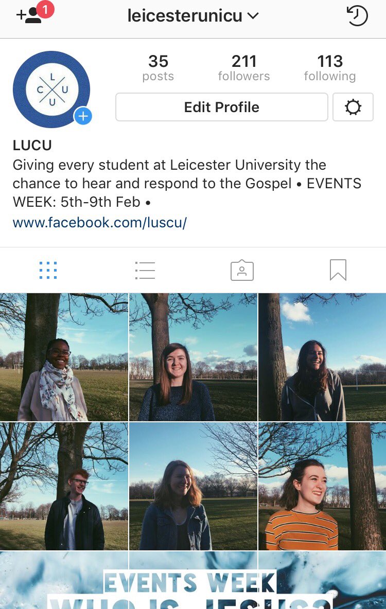 leicesterunicu's tweet photo. EVENTS WEEK STARTS ON MONDAY ๐
On Instagram, we've been sharing who Jesus is to some of us at Leicester CU - go follow @ leicesterunicu to read more! #eventsweek #leicestercu #convinced #cu https://t.co/Sf40Z1OkxF