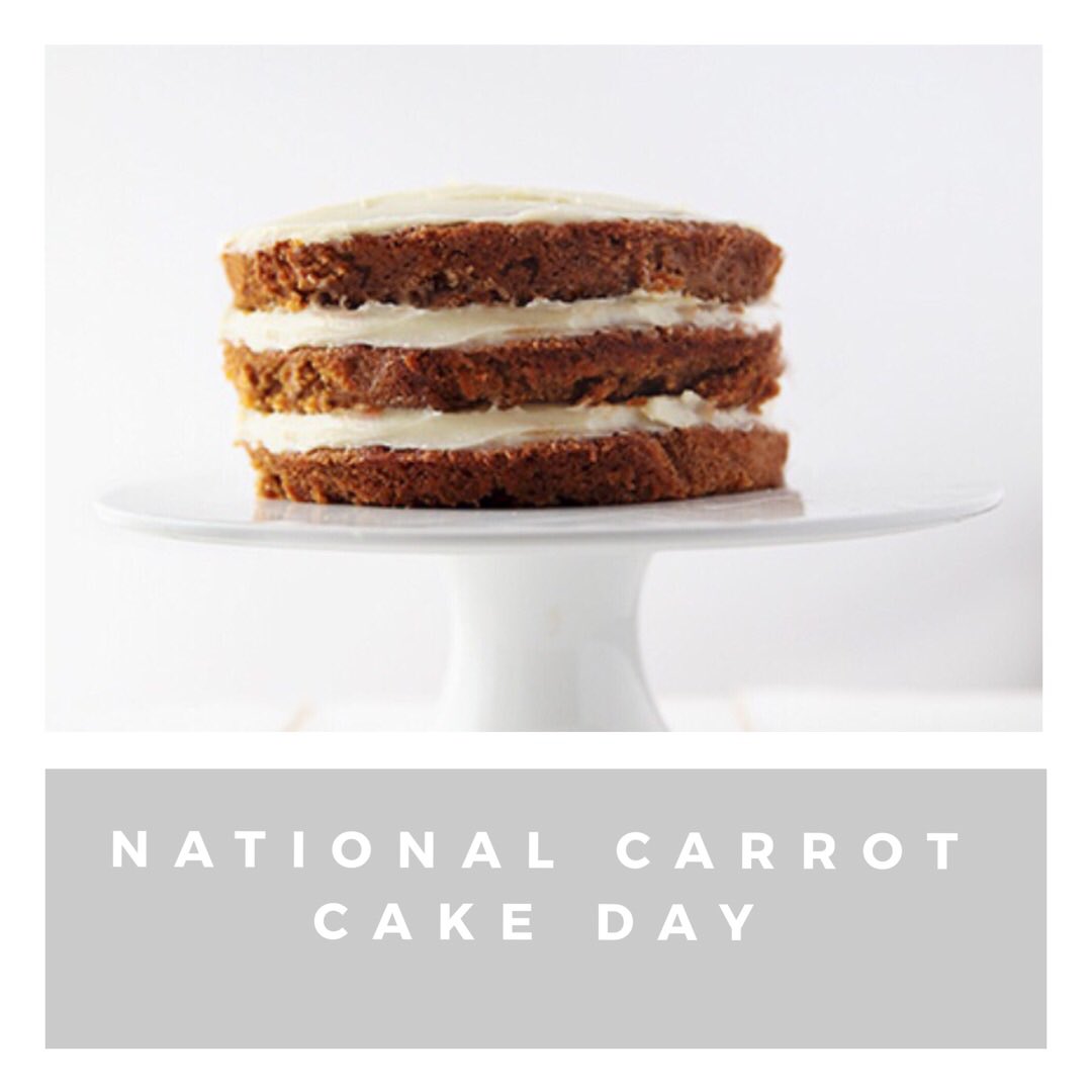 WrightEleanor's tweet photo. Happy National Carrot Cake Day! #NationalChocolateCakeDay https://t.co/3qApzQt8jt