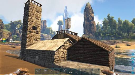 Hummer みんなモンハン言うてるけどark Survival Evolvedも楽しいぞ かつて実在した恐竜を討伐したりペットにしたり 木材とか藁とか資材あつめて家建築したり ピッケルで石掘ってかまど作って鉄焼いてその鉄で旋盤作って銃作ってfpsも出来るぞ T