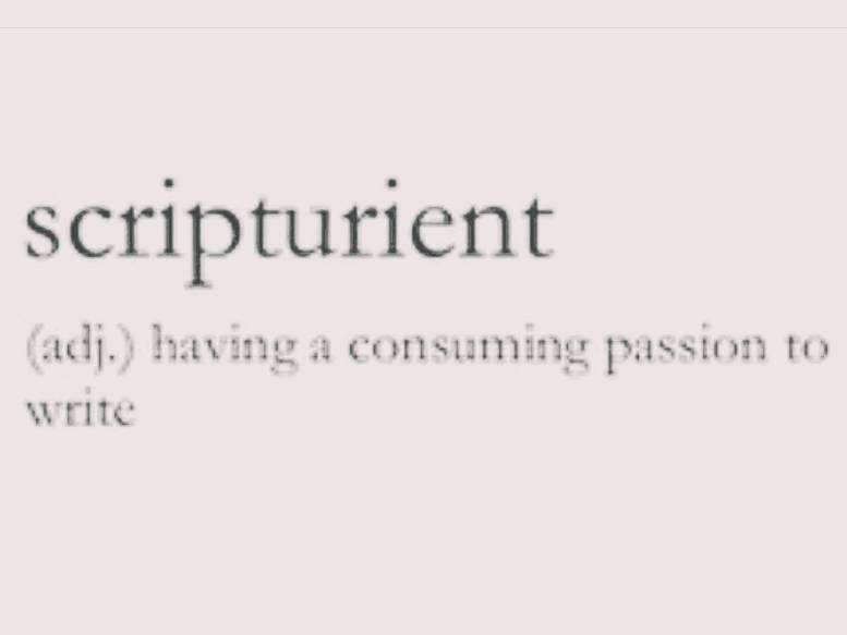 virginiebb's tweet photo. Yes! There is a word for it! Writing IS my consuming passion.
I am scripturient.
.
.
.
.
.
#scripturient #passion #write #writer #writerslife #writersworld #writing #consumingpassion #creative #wordporn #thereisawordforit #books #ebooks #screenplays #hooked #addicted https://t.co/NQMbni6Xov