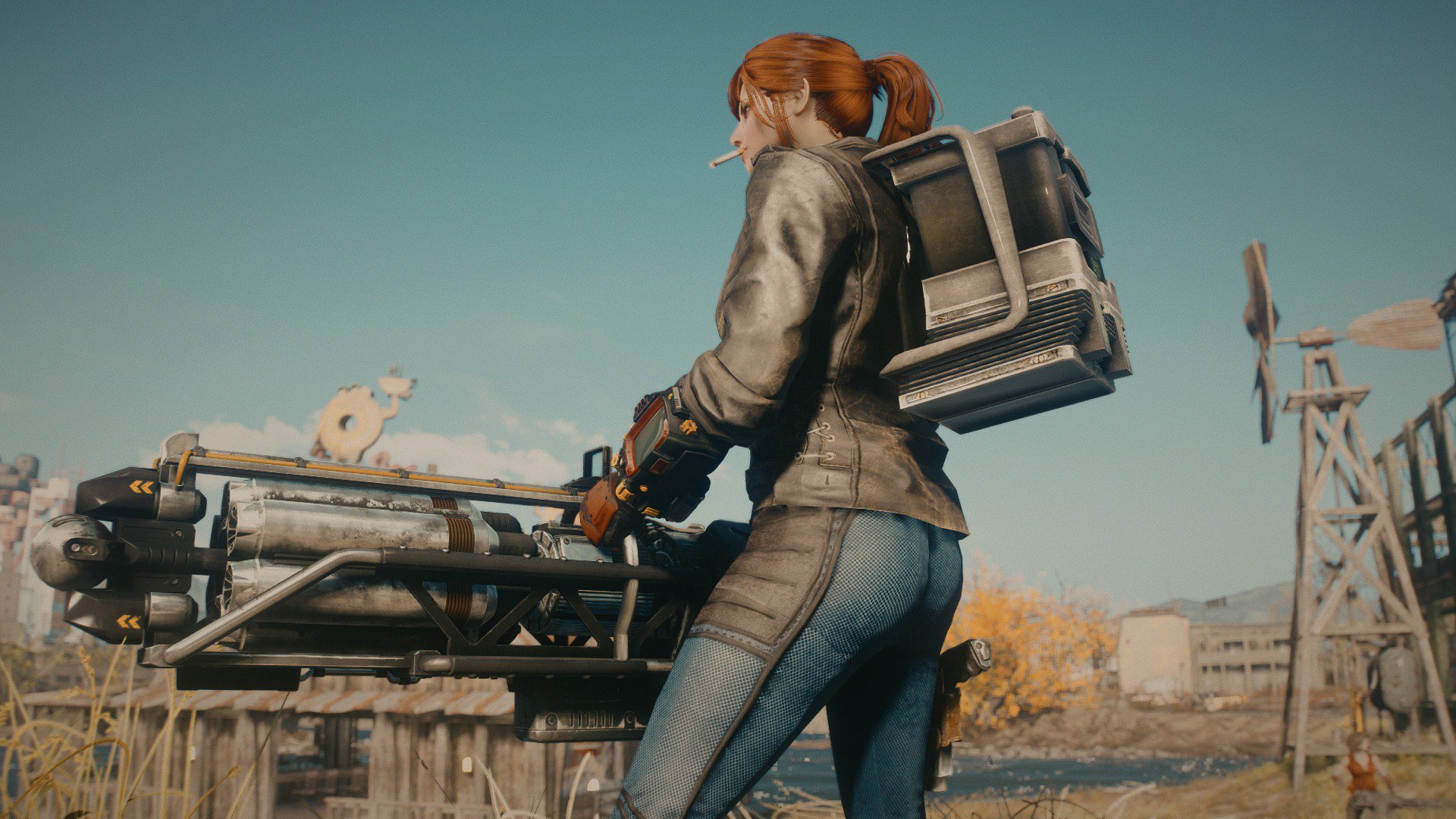 【メーカー直売】の商品をすべて でよ 公式グッズFallout Fawkes ガトリングレーザー付き フィギュア SF・ファンタジー・ホラー