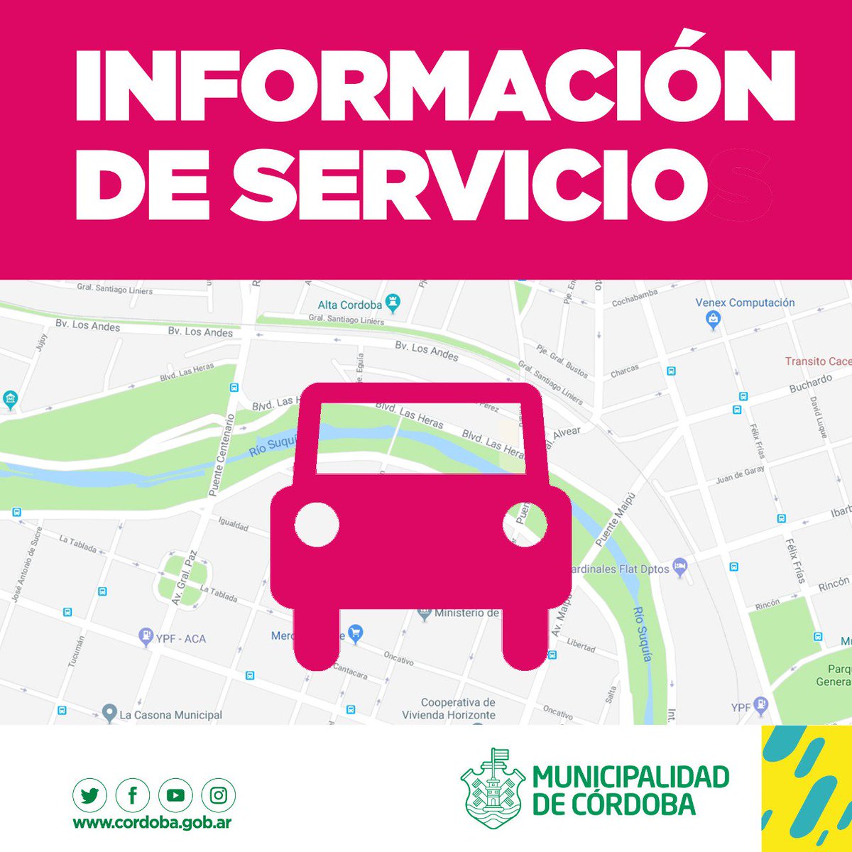 MuniCba's tweet image. ⚠️ La Av. Fuerza Aérea se encuentra cortada en mano Carlos Paz - Córdoba a la altura de FADEA por manifestaciones. Te pedimos que utilices vías alternativas.