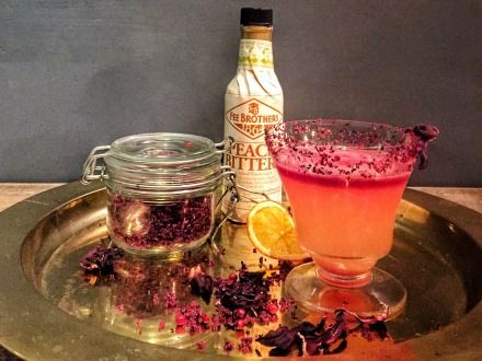 thegrapesboa's tweet photo. One of our newest additions to our #cocktail list, The Grapes version of the classic Margarita: Tequila, Cointreau, fresh lime, sugar syrup with Chateau Canet Syrah float and a hibiscus &amp; red wine salt rim... Oh yes! @ChateauCanet https://t.co/kzZJmTHDpO