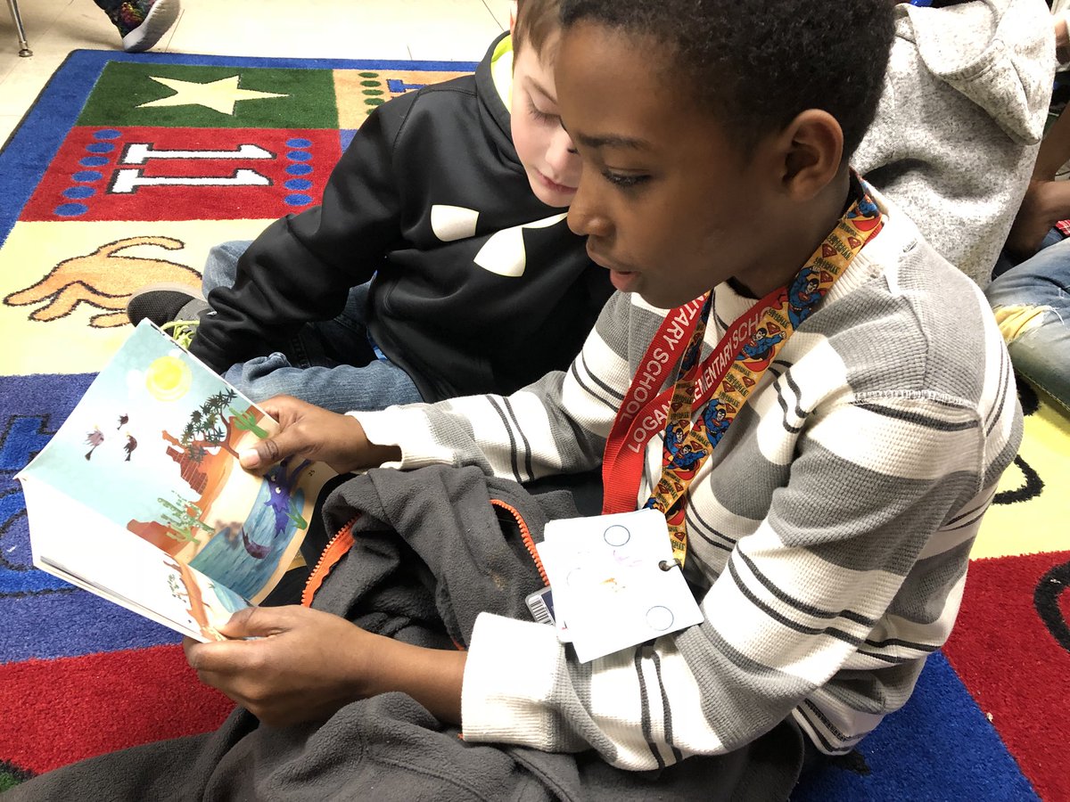 MissRobertson01's tweet photo. We love reading with our 5th grade friends! So many great role models! @MrsStratemeyer https://t.co/umubBicLE2