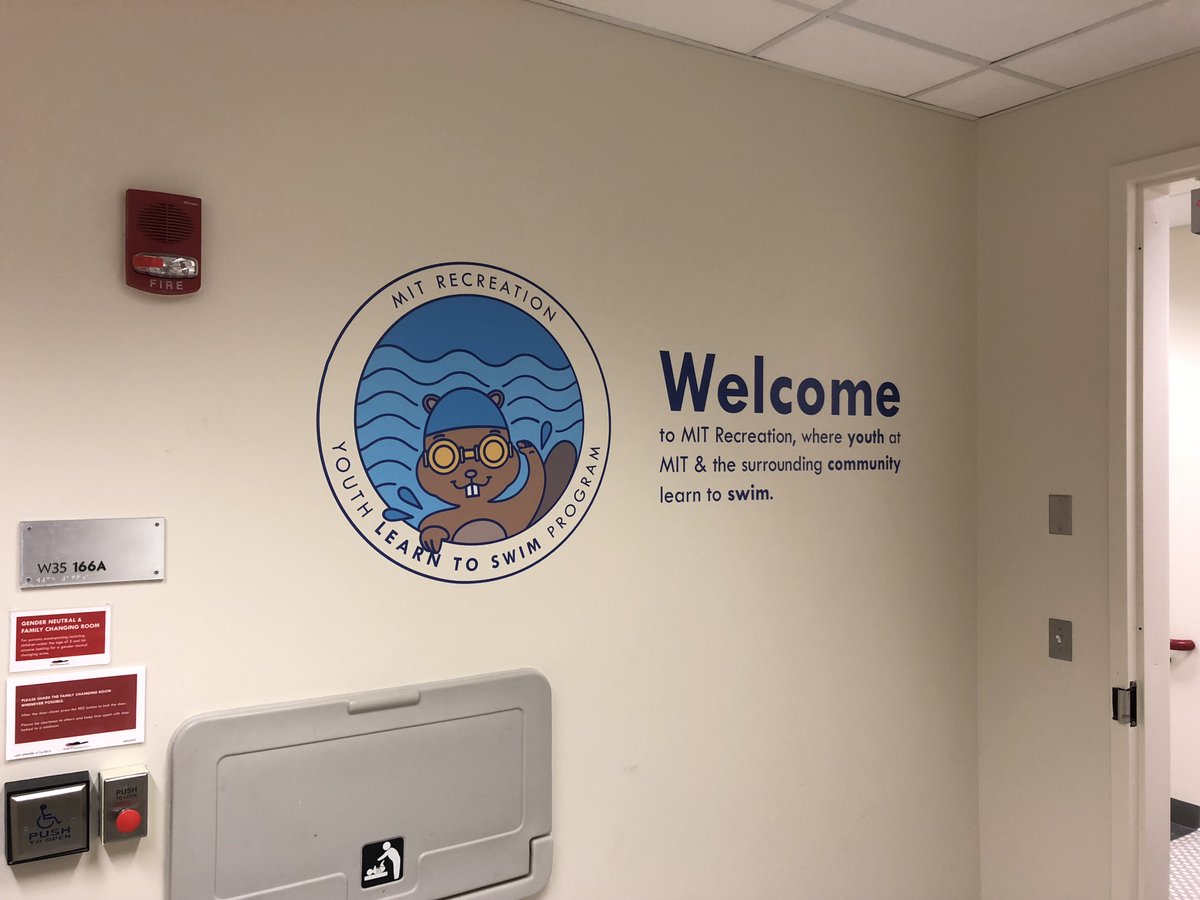 SpeedproBoston's tweet image. Swim lessons anyone? MIT Recreation reached out in need of a wall graphic for the Zesiger Sports and Fitness Center. We printed and installed the graphic using premium 3m vinyl and laminate. @MITRecreation #wallgraphics #3MProducts #SpeedProBostonMetrowest