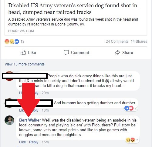 CryMoreLibi's tweet photo. Then there are people like this that exist in this world. Makes me so angry.... seriously?
#Libtards
#BackTheVets https://t.co/sIhELJ1cyU