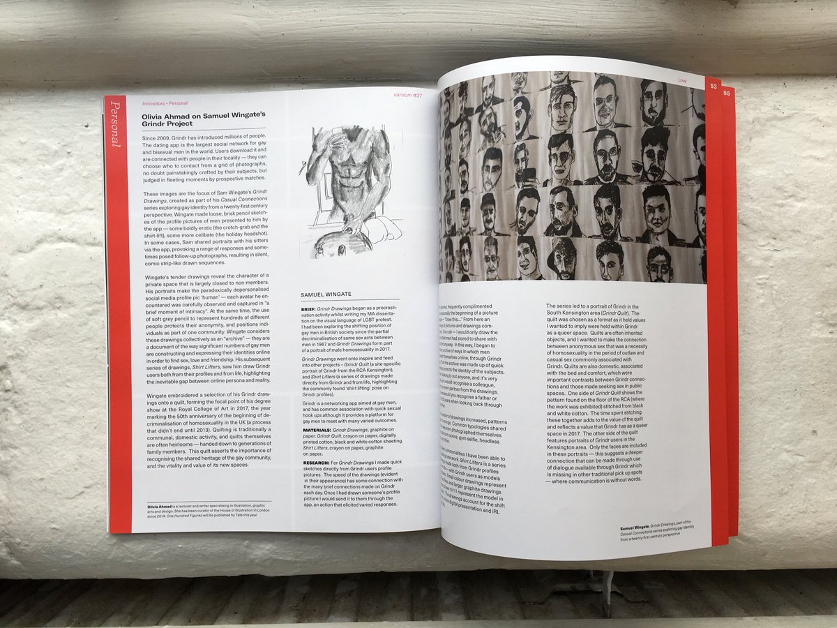 MrWingateLondon's tweet photo. Great piece in Varoom about some of my Grindr projects by @LivAhmad &amp; @theaoi https://t.co/tJFReEyDd2