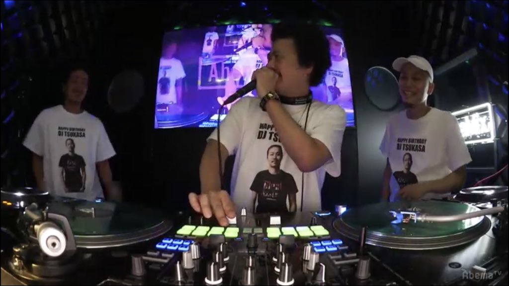 tomimattic's tweet photo. BLACK HAZEファミリー😎😎😎
#AbemaMix #BLACKHAZE #DJSAH #DJTSUKASA #YouKid https://t.co/EaCjqdEyEy