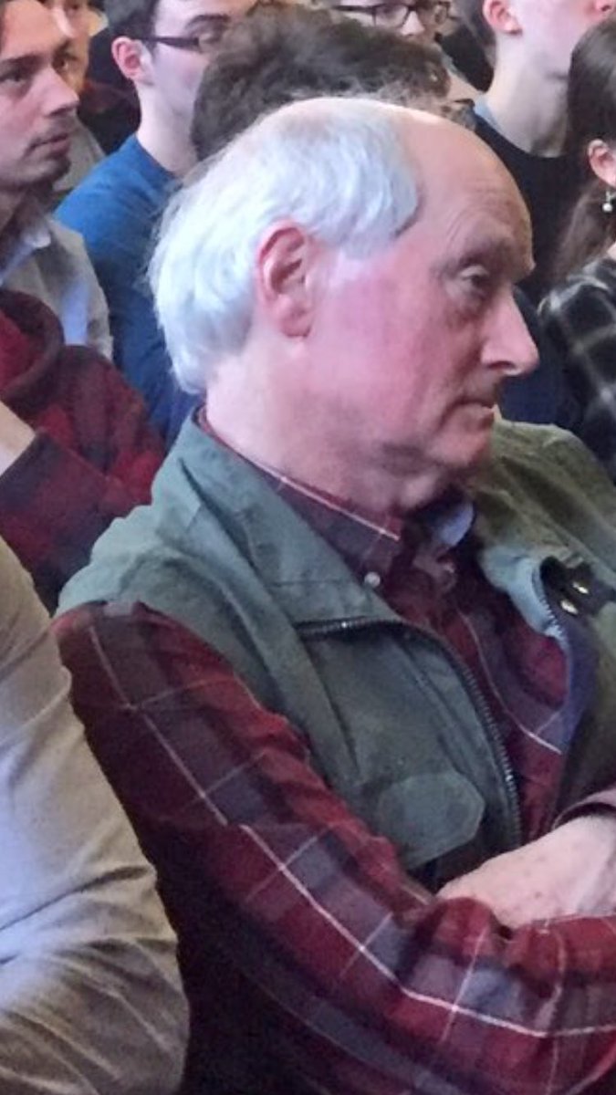 annaapower's tweet photo. Current mood:

People watching Nigel Farage speak to the Hist in Trinity https://t.co/eRXzDlF4bF