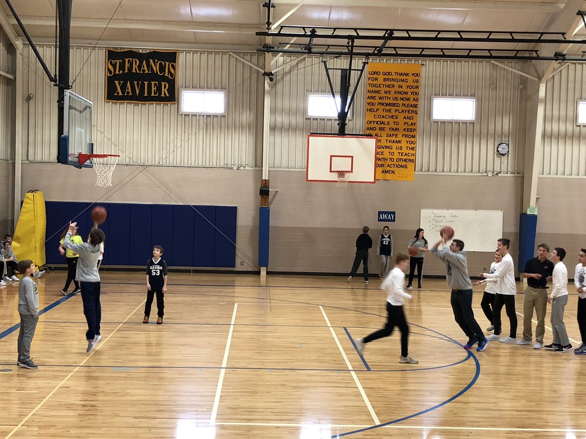 SFXgonzalez's tweet photo. Even Mr. Nocero and Mr. Podrasky got in on the 8th grade Knockout game! https://t.co/IOzh9je6B8