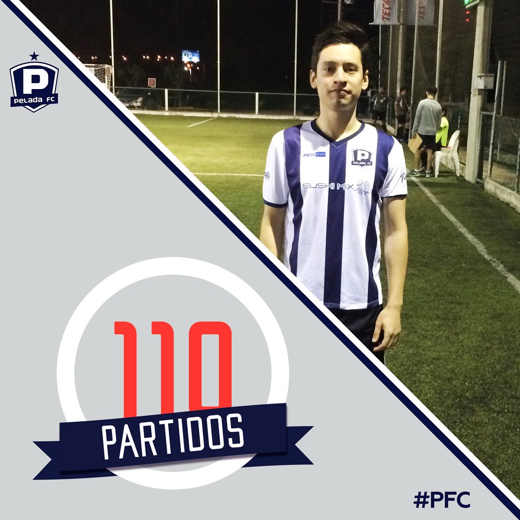 _PeladaFC's tweet photo. ¡Ayer Eduardo Pinto jugó su partido 1️⃣1️⃣0️⃣ vistiendo nuestros colores! 👏🏽
#PeladaFC #Futbol7 #SomosPelada #Stats https://t.co/IarKOkKyf0