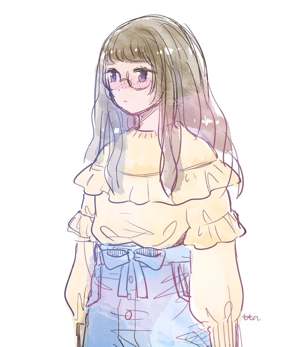 こういう絵を久しぶりに描いた。 