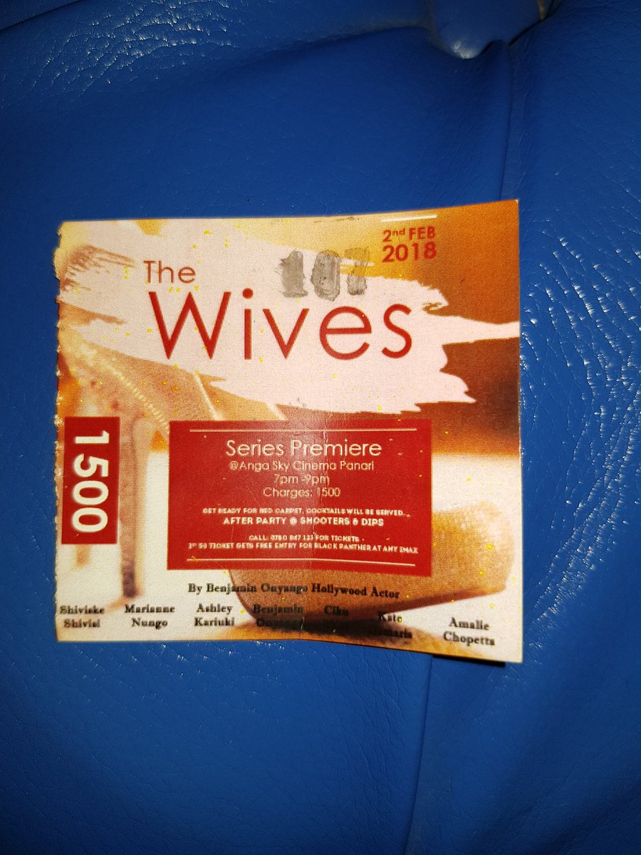 DamarisMatunda's tweet photo. At the premier of @TheWivesKe @shiviske @muthonithiongo @KenyaActors https://t.co/NPEcb2rTJY
