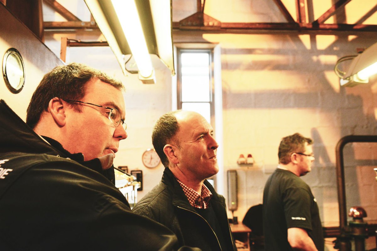 Bruichladdich's tweet photo. We've been distilling Aberdeenshire regional trials this week. Grown last summer by Colin Tough, he visited the distillery today to witness the last mash.

https://t.co/I9JPyp2mG8 https://t.co/4Al5LL3pff