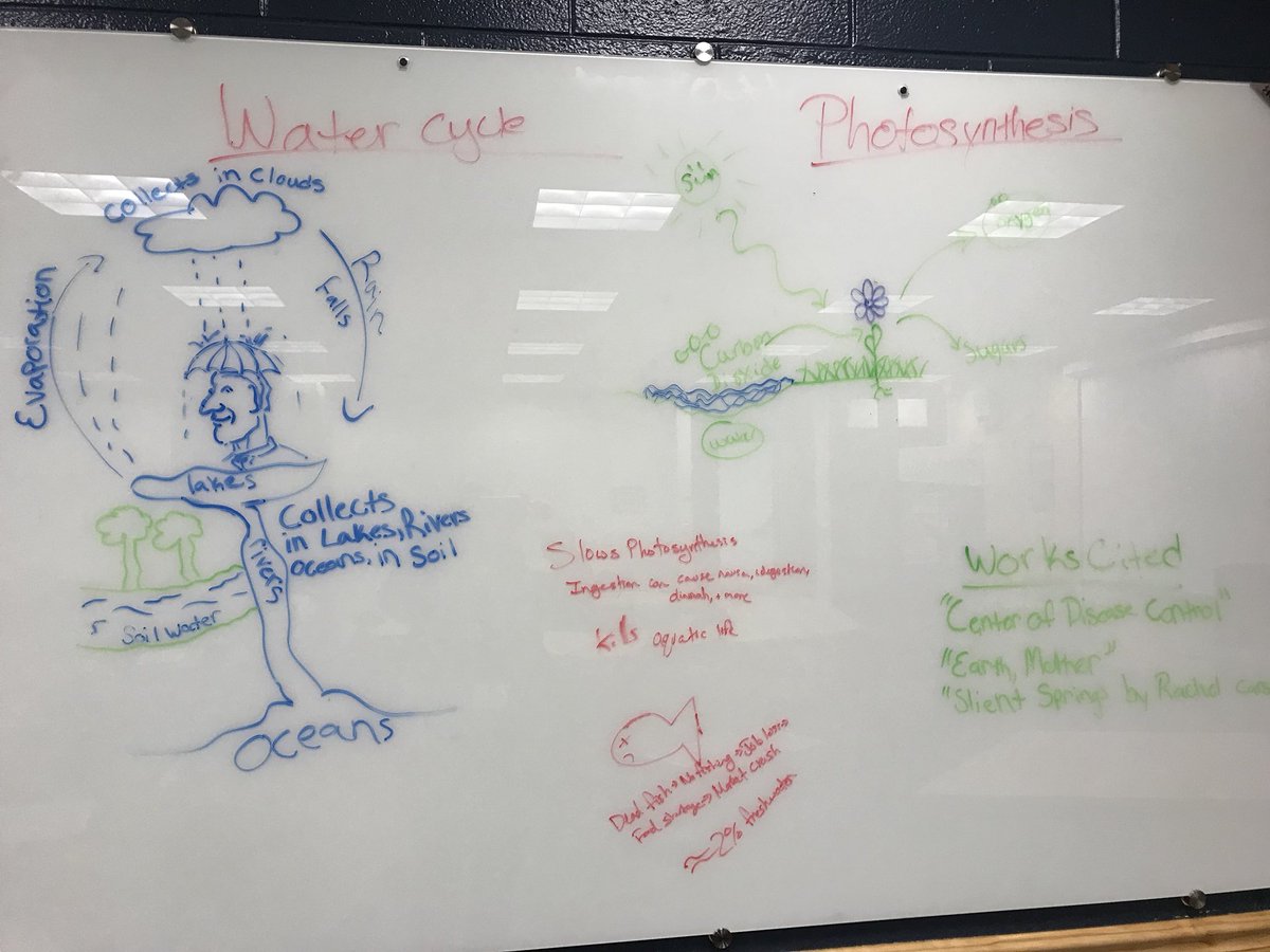 tc_810's tweet photo. Nitrogen and water cycle work in context of Silent aspiring #greatworldtexts @kmperform #wedoscience @SusanRach https://t.co/lS1u06V9ET