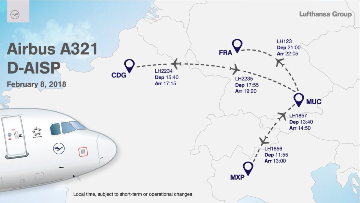 _larryleung's tweet photo. Planespotters in Germany will get to see @lufthansa new livery Feb 8 with newly painted @airbus A321 and @boeing 747 on tour. The first would operate as commercial flights. @lufthansaNews Look forward to seeing pics of local celebration #marketing #explorenew #LufthansaBlue https://t.co/3htMiphUF8