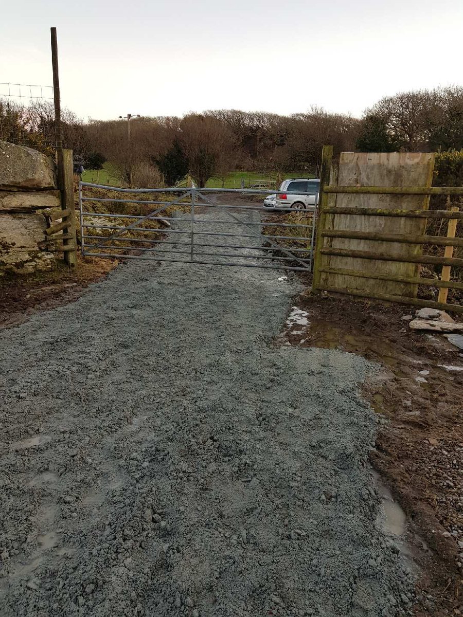 WITH_Wales's tweet photo. We finally got some gravel to cover up the mud as part of the renovation of our Noah's Ark centre! It's looking better already! Thanks to #BagsofHelp @Tesco_Wales and @groundworkuk  and the people of #NorthWales for supporting this project. https://t.co/1c33ijaJIG https://t.co/ewCndO8nxZ