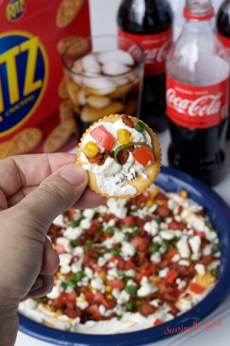 faithhealthhome's tweet photo. #ad Checkout this Cobb Dip Recipe from @SarahBMock made w/help from @Walmart @CocaCola @RitzCrackers! https://t.co/zG0nssFM8A #TogetherForGameTime @SheSpeaksUp https://t.co/b8KZg85kMT