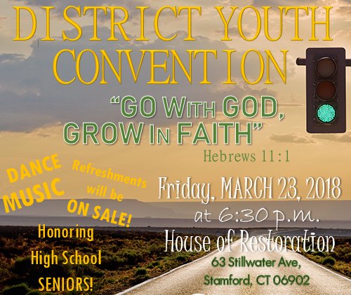 We also are honoring our high school seniors who are graduating this year and excelling in academics, sports, and more. MUSIC! DANCE! Refreshments will be for SALE! You don't want to miss this!

GO WITH GOD, GO IN FAITH!