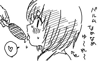 泥酔してお絵描き中 