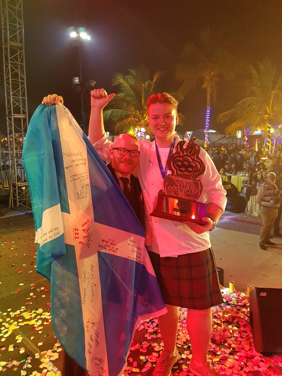 Gmacchef's tweet photo. Team Scotland has just taken third in @ycolympiad fantastic result well done @KevinMcCaffer12 @CofGCollege @IIHMHOTELSCHOOL https://t.co/zpoWCAlLad