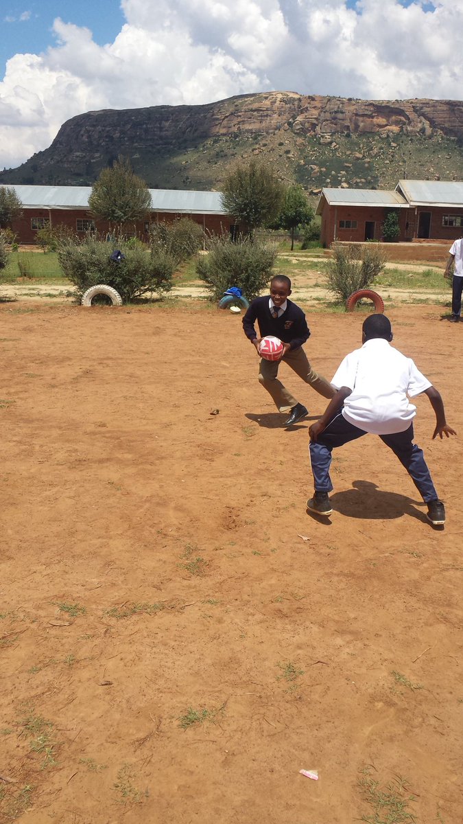 CoachRoyN's tweet photo. Picking up the Pace "Lesotho Rugby Academy programme at Soffia High School. https://t.co/typ0SQIv0h