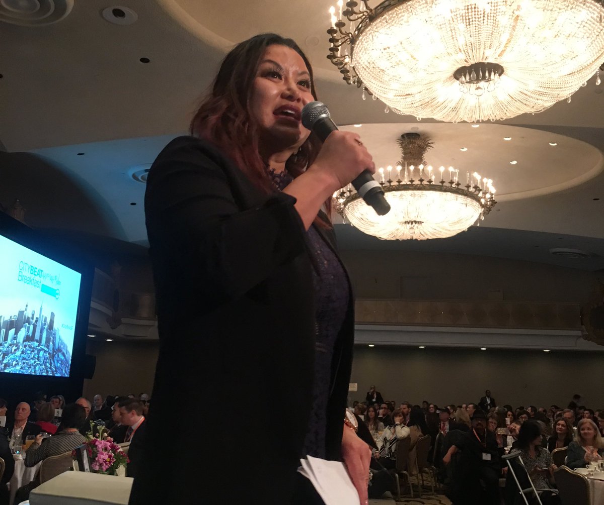 TheaSelby's tweet photo. The SF Chamber’s new CEO @TalliaHart is funny and smart and makes a great pair with the new Chair of the Board, @JanisMacKenzie. Thank you, @adrandolph for getting me a seat at the table. Takes some guts to seat @SFTRU Chair at Uber table #CCSFTrustees ♥️ https://t.co/NJRZ05Pw9I